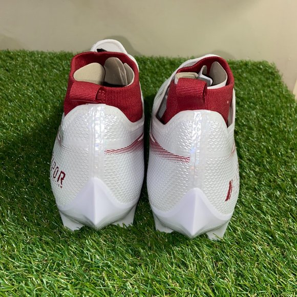 Nike Vapor Edge Pro 360 PE Football Cleats White Red CV6345-105 Men Size 15 NEW main image 4